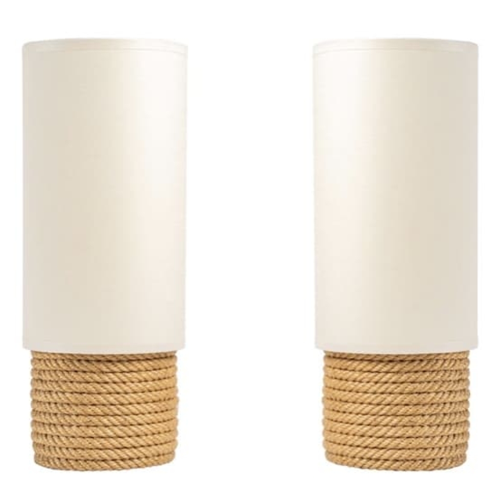 Paire de Lampes Audoux Minet.1950 | Biron |||||