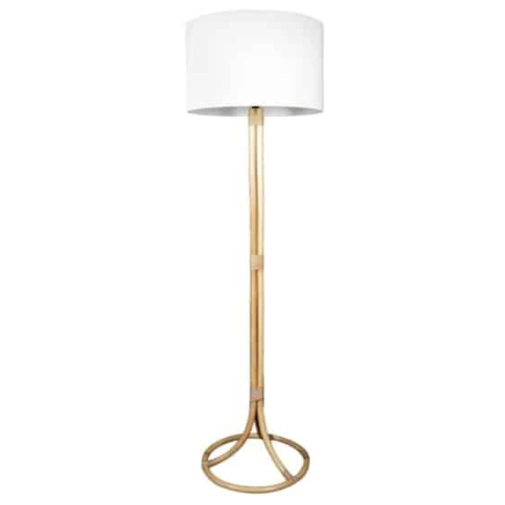 1950 Lampadaire Louis Sognot en rotin. | Biron |||||