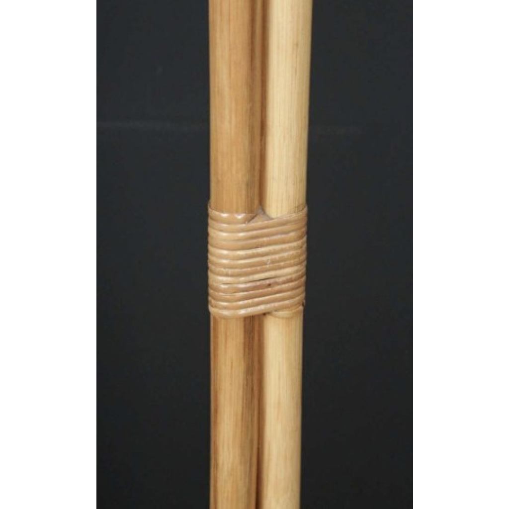 1950 Lampadaire Louis Sognot en rotin. | Biron 1950 Lampadaire Louis Sognot en rotin.