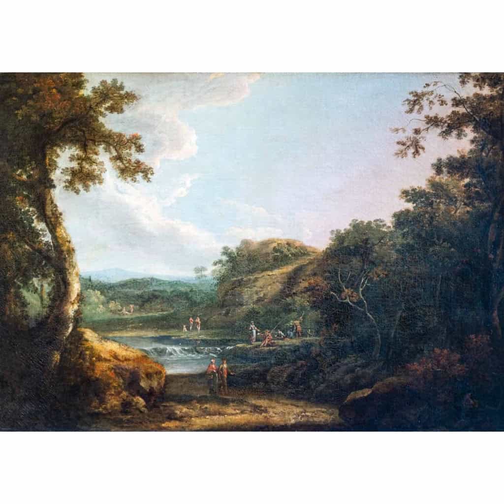 Richard Wilson 1714-1782. Paysages aux chutes d'eau.