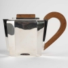 Service à Thé Et à Café à Pans Coupés Argent Massif Et Noyer de 1937 Jean E. PUIFORCAT | Biron Service à Thé Et à Café à Pans Coupés Argent Massif Et Noyer de 1937 Jean E. PUIFORCAT
