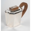 Service à Thé Et à Café à Pans Coupés Argent Massif Et Noyer de 1937 Jean E. PUIFORCAT | Biron Service à Thé Et à Café à Pans Coupés Argent Massif Et Noyer de 1937 Jean E. PUIFORCAT