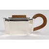 Service à Thé Et à Café à Pans Coupés Argent Massif Et Noyer de 1937 Jean E. PUIFORCAT | Biron Service à Thé Et à Café à Pans Coupés Argent Massif Et Noyer de 1937 Jean E. PUIFORCAT
