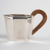 Service à Thé Et à Café à Pans Coupés Argent Massif Et Noyer de 1937 Jean E. PUIFORCAT | Biron Service à Thé Et à Café à Pans Coupés Argent Massif Et Noyer de 1937 Jean E. PUIFORCAT