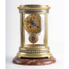 une pendule borne en bronze et email cloisonné | Biron ||||||