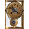 une pendule borne en bronze et email cloisonné | Biron une pendule borne en bronze et email cloisonné