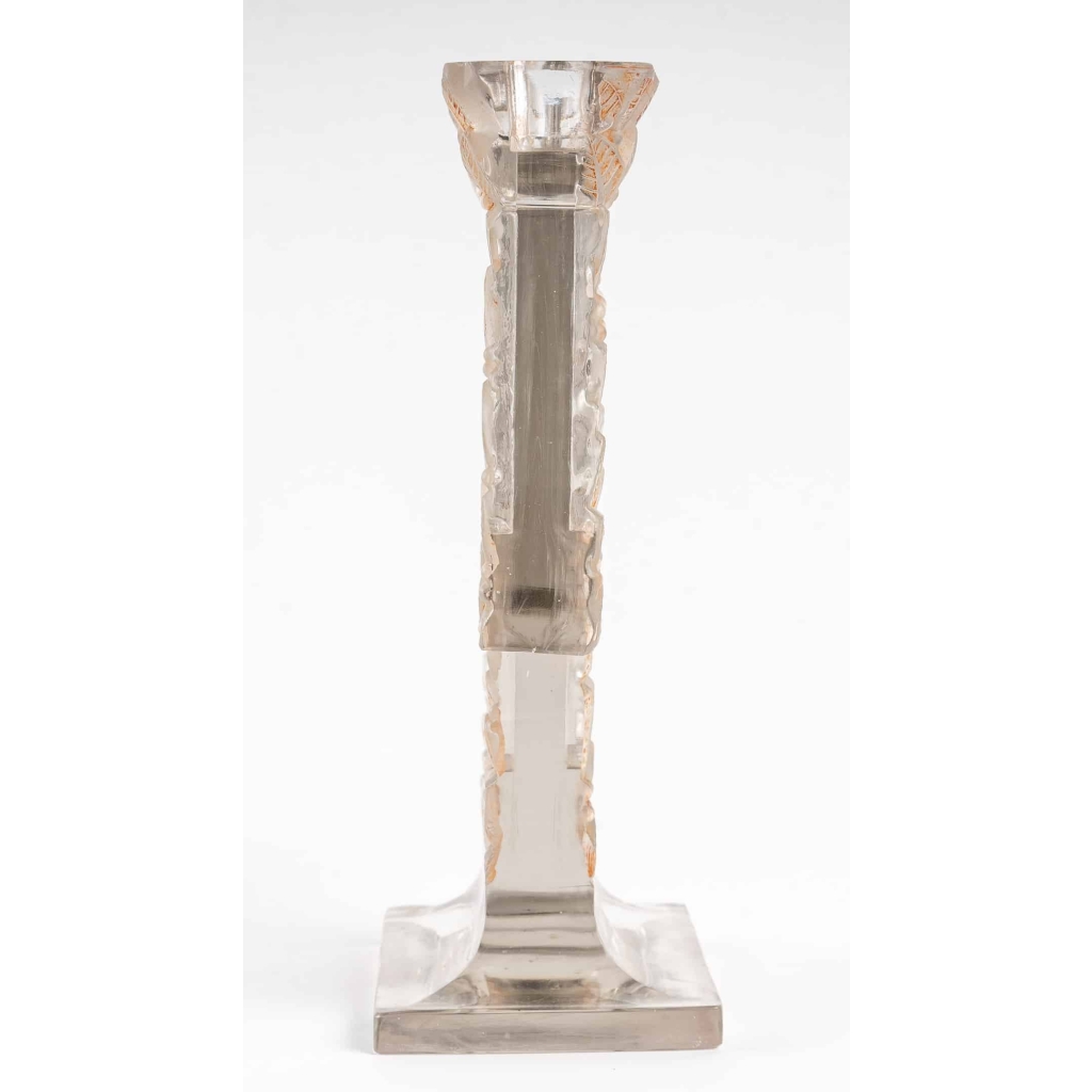 René LALIQUE « Sorbier » 1928 – Candélabre | Biron René LALIQUE "Sorbier " 1928 - Candélabre