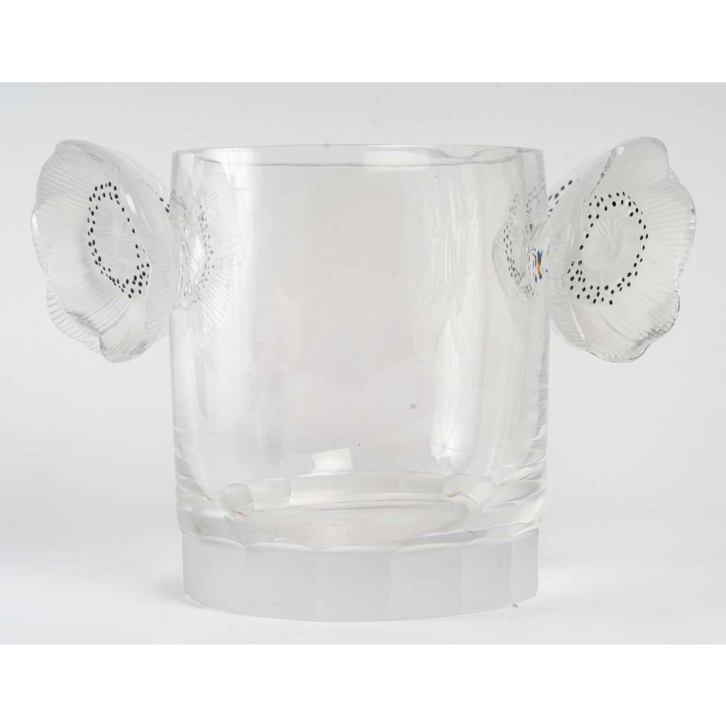 Seau à champagne "Anémones" Lalique