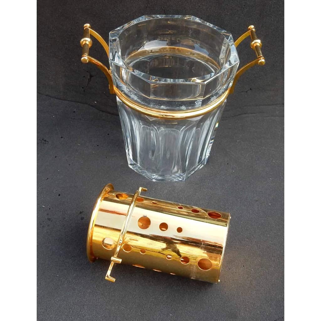 1970′ Seau A Champagne Baccarat Modèle « Harcourt » 3