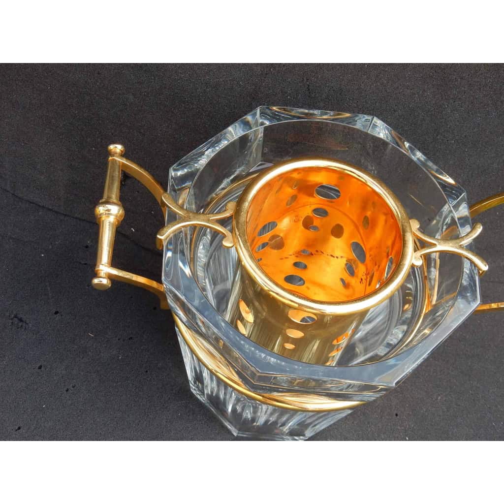 1970′ Seau A Champagne Baccarat Modèle « Harcourt » 4