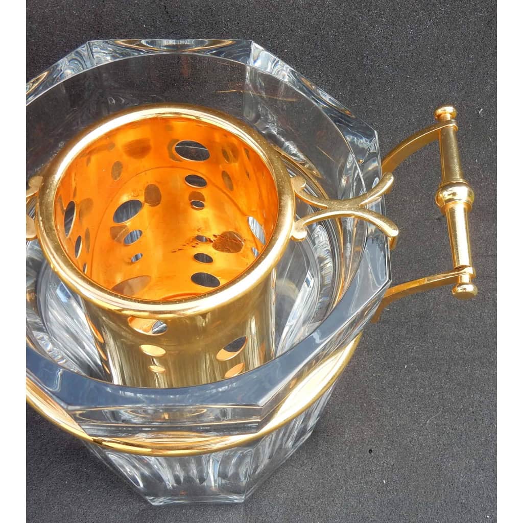1970′ Seau A Champagne Baccarat Modèle « Harcourt » 5