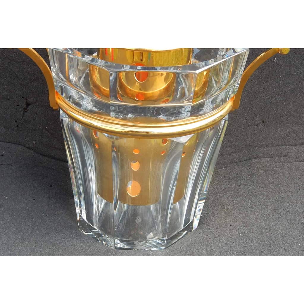 1970′ Seau A Champagne Baccarat Modèle « Harcourt » 6