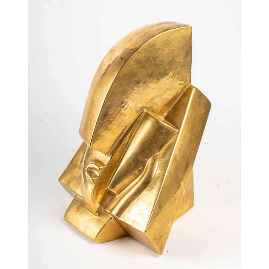 Tête en céramique glacurée, d’après Joseph Csaky (1888 – 1971) | Biron Tête en céramique glacurée, d'après Joseph Csaky (1888 - 1971)