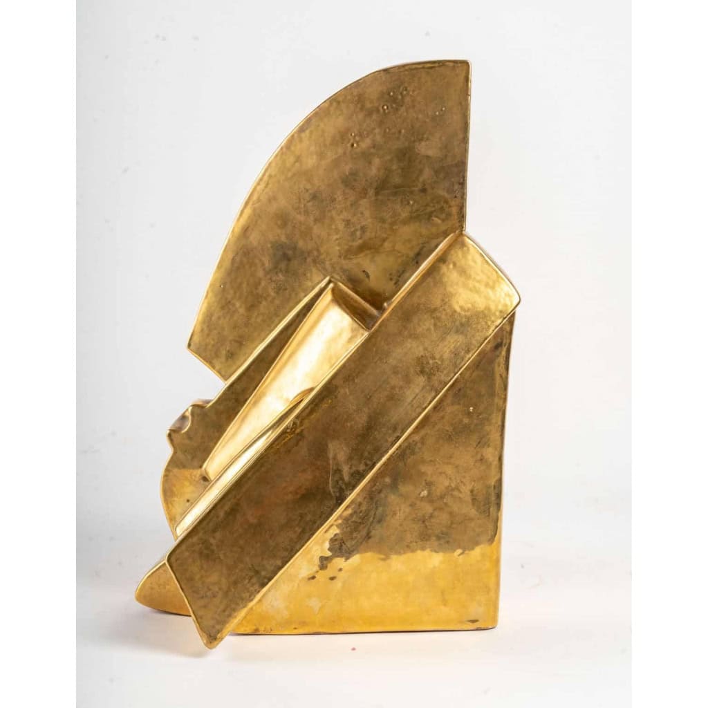 Tête en céramique glacurée, d’après Joseph Csaky (1888 – 1971) | Biron Tête en céramique glacurée, d'après Joseph Csaky (1888 - 1971)