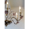 VENDU…. Lustre floral, genre BAGUES 1950/1960. | Biron VENDU.... Lustre floral, genre BAGUES 1950/1960.