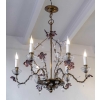 VENDU…. Lustre floral, genre BAGUES 1950/1960. | Biron VENDU.... Lustre floral, genre BAGUES 1950/1960.
