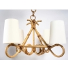 Lustre en Rotin Louis Sognot 1950 | Biron Lustre en Rotin Louis Sognot 1950