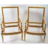 Suite de 4 fauteuils de Style Louis XVI