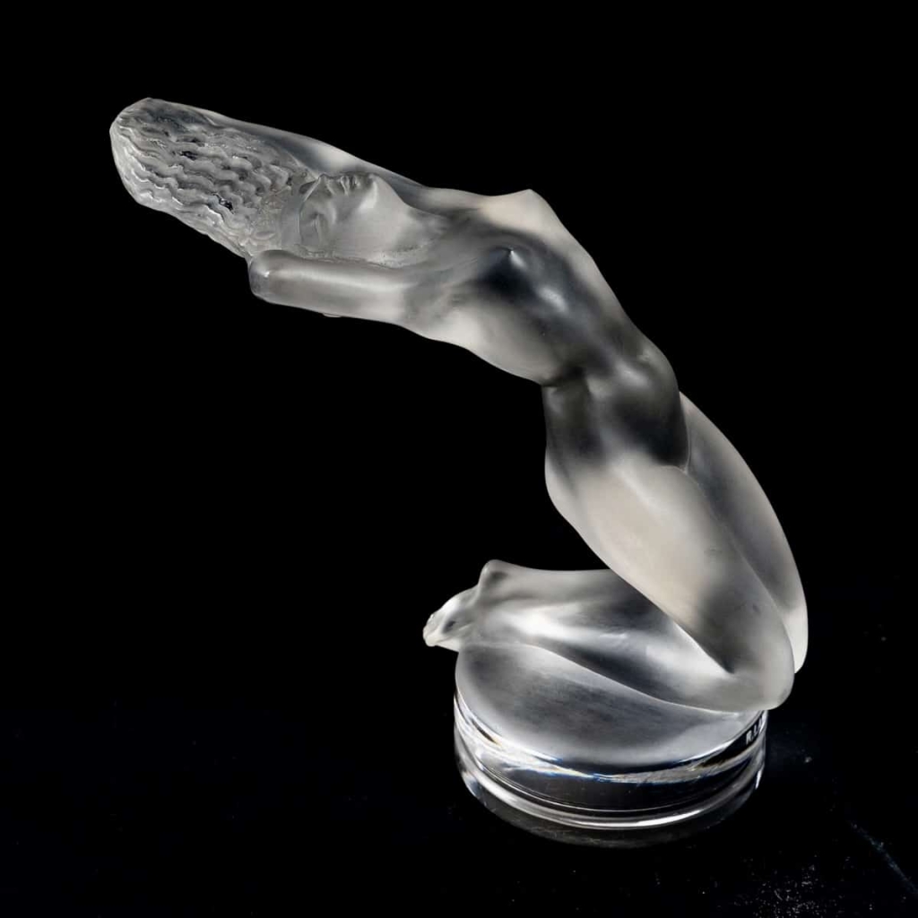 Mascotte « Chrysis » verre blanc de René LALIQUE | Biron ||||||||