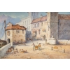 Paire d’aquarelles, fin XIXème, L’une signée E. St John | Biron Paire d’aquarelles, fin XIXème, L'une signée E. St John