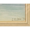 Paire d’aquarelles, fin XIXème, L’une signée E. St John | Biron Paire d’aquarelles, fin XIXème, L'une signée E. St John