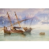 Paire d’aquarelles, fin XIXème, L’une signée E. St John | Biron Paire d’aquarelles, fin XIXème, L'une signée E. St John