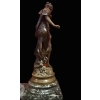 La Reconnaissance Bronze signé 19ème Siècle par Moreau Mathurin | Biron La Reconnaissance Bronze signé 19ème Siècle par Moreau Mathurin