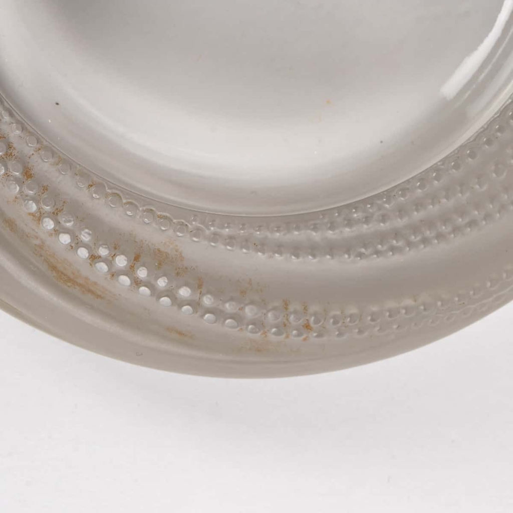 Cendrier « Anthéor » verre blanc de René LALIQUE | Biron Cendrier "Anthéor" verre blanc de René LALIQUE