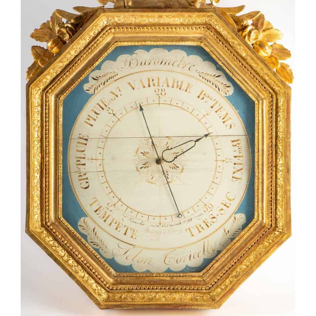 Baromètre d’époque 1er Empire (1804 – 1815). | Biron Baromètre d'époque 1er Empire (1804 - 1815).