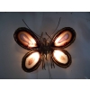 1970′ Applique Papillon Duval Brasseur Ou Isabelle Faure Avec Ailes En Agates Bleues 43 X H 37 CM | Biron 1970′ Applique Papillon Duval Brasseur Ou Isabelle Faure Avec Ailes En Agates Bleues 43 X H 37 CM