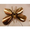 1970′ Applique Papillon Duval Brasseur Ou Isabelle Faure Avec Ailes En Agates Bleues 43 X H 37 CM | Biron 1970′ Applique Papillon Duval Brasseur Ou Isabelle Faure Avec Ailes En Agates Bleues 43 X H 37 CM