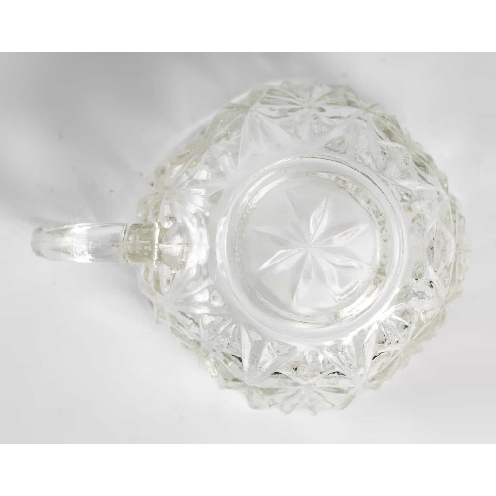 Coupe à Punch en Cristal, années 1950, 8 tasses | Biron Coupe à Punch en Cristal, années 1950, 8 tasses