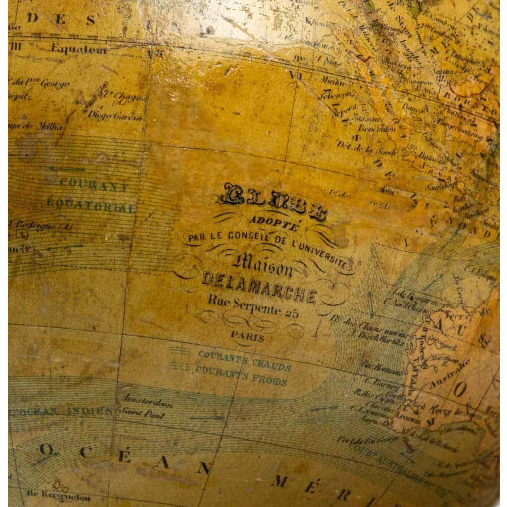 Mappemonde du XIXème siècle | Biron Mappemonde du XIXème siècle