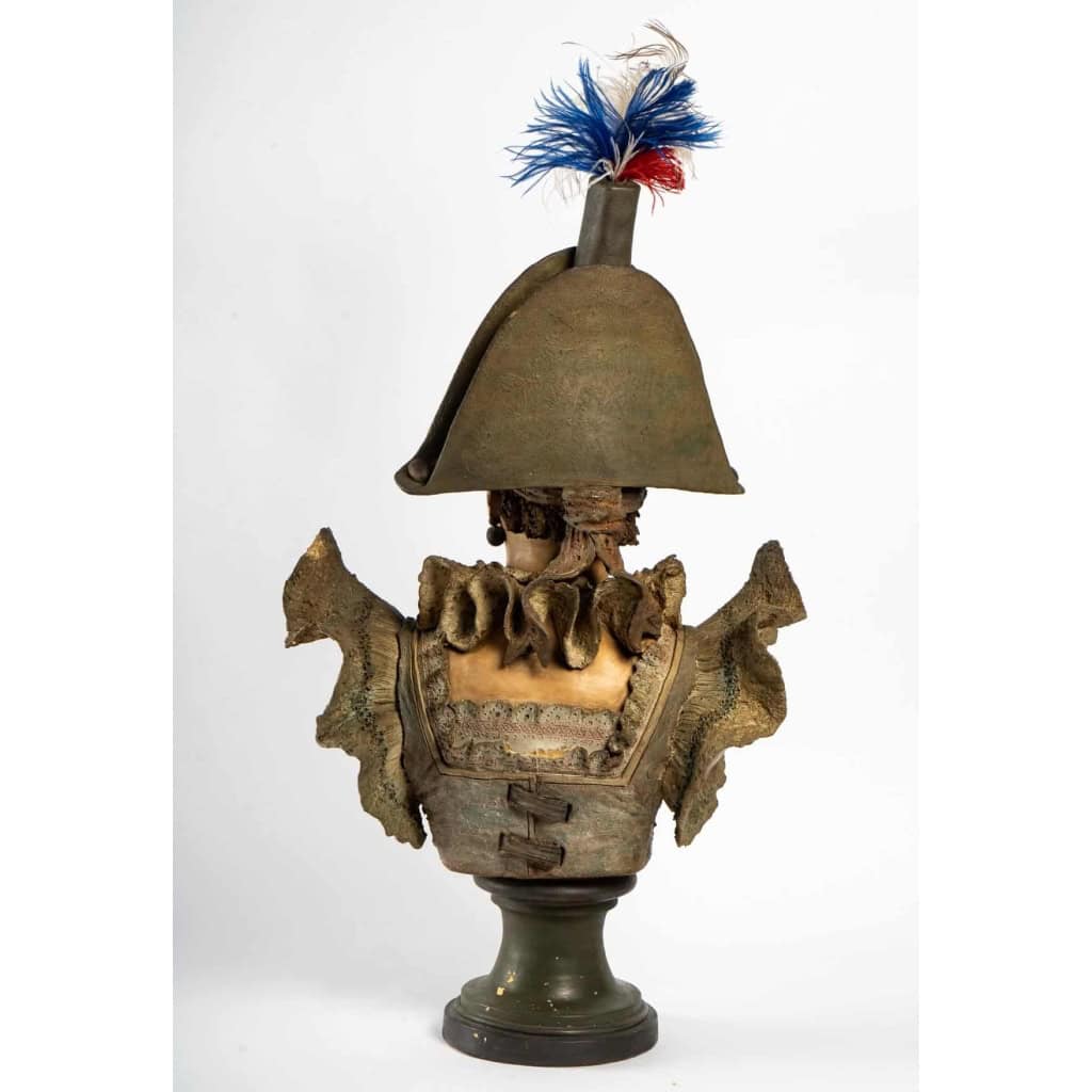 Buste de merveilleuse avec coiffe au coeur, 1850 | Biron Buste de merveilleuse avec coiffe au coeur, 1850