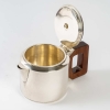 Service à thé et à café égoïste argent massif et palissandre de Jean E. PUIFORCAT | Biron Service à thé et à café égoïste argent massif et palissandre de Jean E. PUIFORCAT