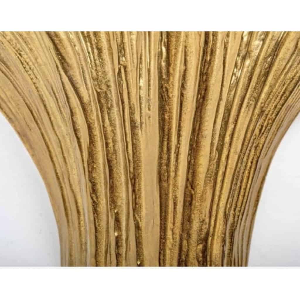 1970 Paire d’Appliques en Bronze doré Modèle Cascade Maison Charles | Biron 1970 Paire d'Appliques en Bronze doré Modèle Cascade Maison Charles
