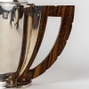 Service à thé et à café égoïste argent massif et macassar de Jean E. PUIFORCAT | Biron Service à thé et à café égoïste argent massif et macassar de Jean E. PUIFORCAT