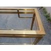 1950/70 Console GUY LEFEVRE Laiton Poli 122 X 42 X H 70 cm