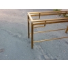 1950/70 Console GUY LEFEVRE Laiton Poli 122 X 42 X H 70 cm