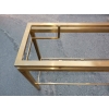 1950/70 Console GUY LEFEVRE Laiton Poli 122 X 42 X H 70 cm