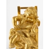 Paire de Petites statues en bronze doré fin XIXème siècle | Biron Paire de Petites statues en bronze doré fin XIXème siècle