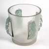 Seau à Champagne « Epernay » verre blanc patiné vert de René LALIQUE | Biron Seau à Champagne "Epernay" verre blanc patiné vert de René LALIQUE