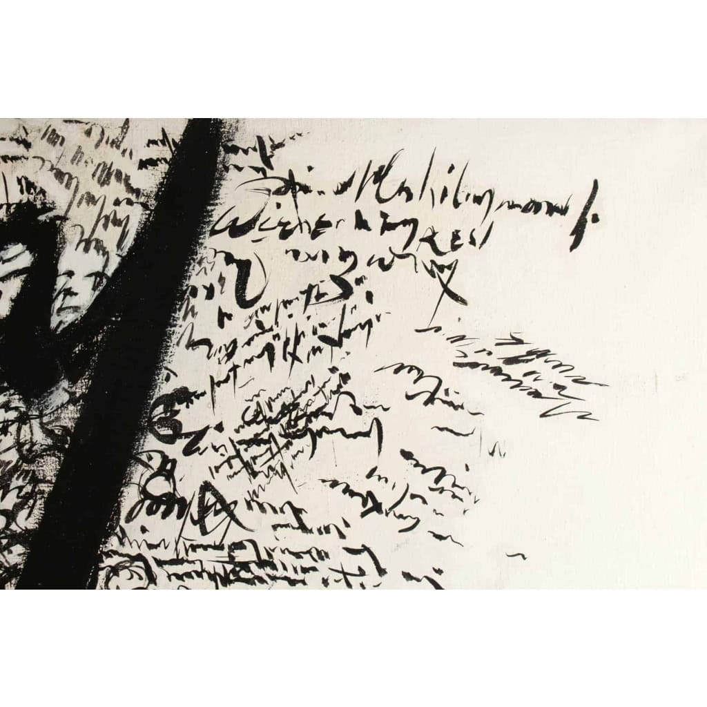 Bernard Quentin (1923 – 2020.) Peintre, dessinateur, architecte, sculpteur français.