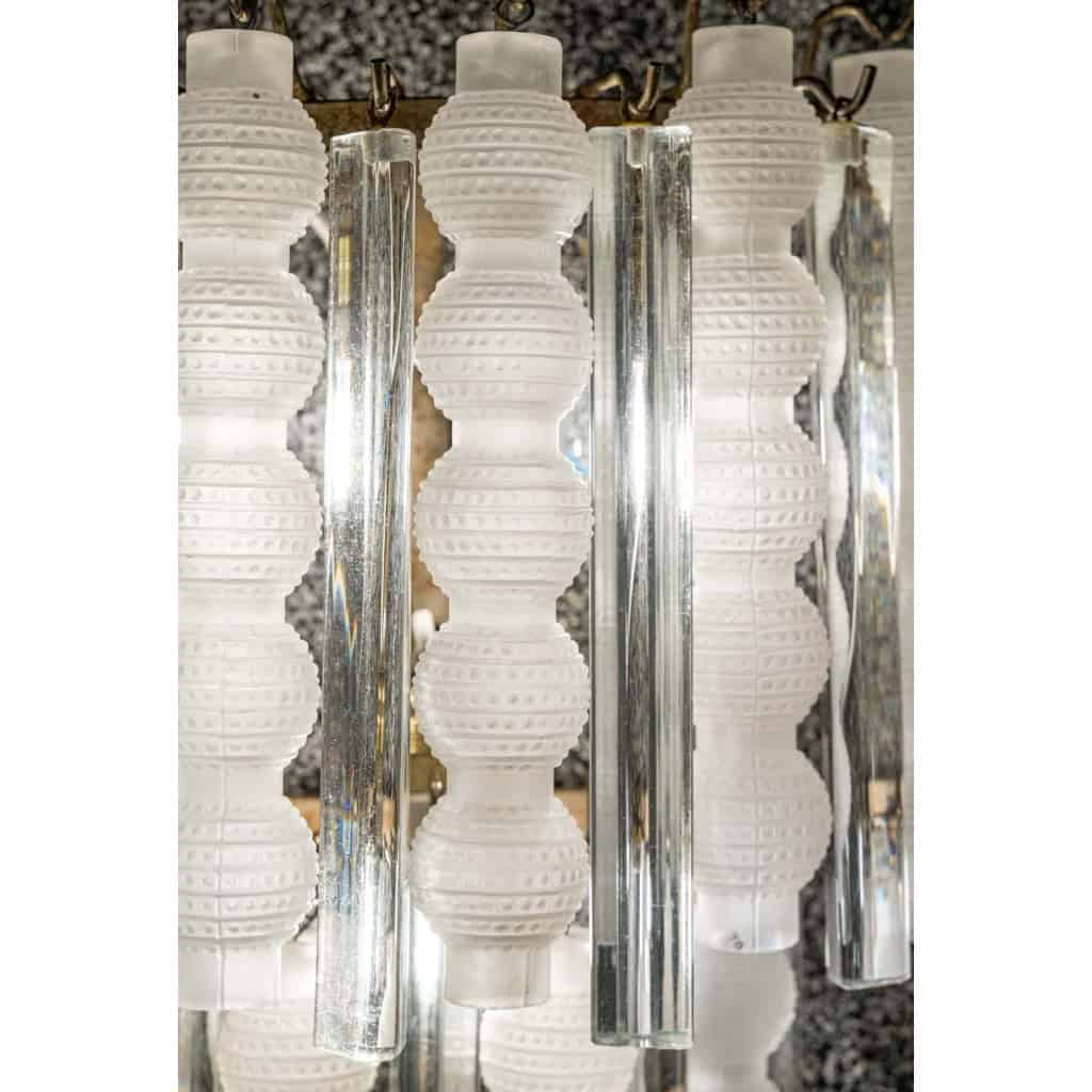 Paire d’appliques en verre, 1970 | Biron Paire d'appliques en verre, 1970
