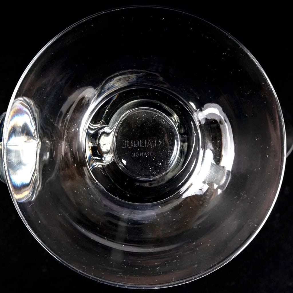 Pichet Broc « Obernai » verre blanc de René LALIQUE | Biron Pichet Broc "Obernai" verre blanc de René LALIQUE