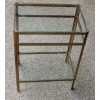 1970′ Guéridon Jacques QUINET, Pour la maison MALABERT. bronze doré. H : 60 cm L : 50 cm X 30 cm | Biron ||||||