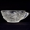 Service « Ormeaux » verre blanc 1 bol saladier + 4 coupes de René LALIQUE | Biron Service "Ormeaux" verre blanc 1 bol saladier + 4 coupes de René LALIQUE