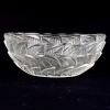 Service « Ormeaux » verre blanc 1 bol saladier + 4 coupes de René LALIQUE | Biron Service "Ormeaux" verre blanc 1 bol saladier + 4 coupes de René LALIQUE