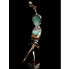 NOWACZYK Sculpture bronze laiton verre pilé Danseuse | Biron |||||