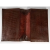 Serviette porte-document en cuire façon crocodile, XXème siècle | Biron Serviette porte-document en cuire façon crocodile, XXème siècle